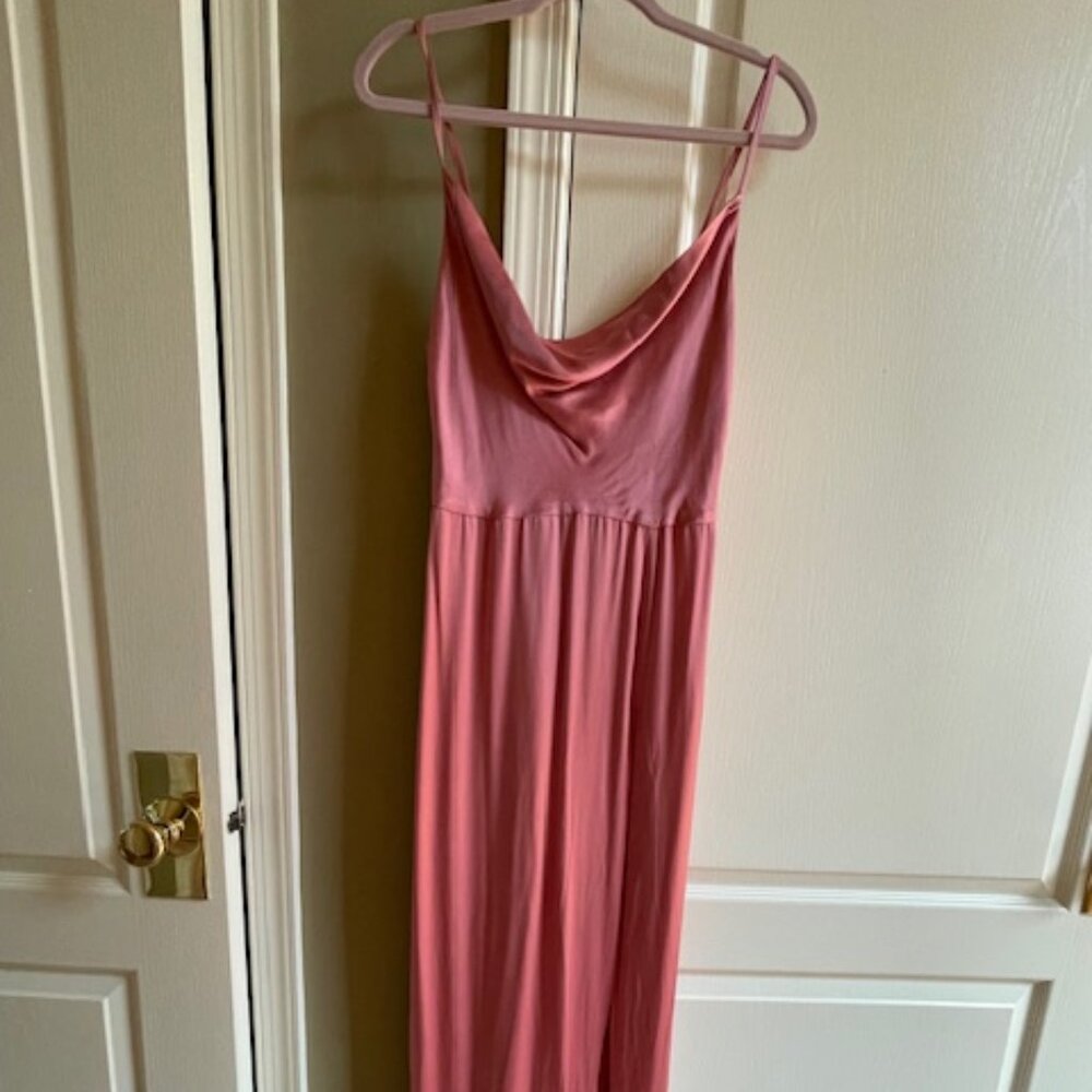 NBD Pink Slip Maxi Dress - Size M